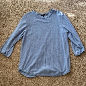 Jeanne Pierre Baby Blue Top